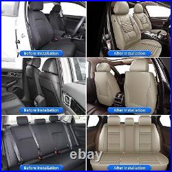 Full Set Car 5-Seat Cover Faux Leather Pad Protector For FORD MAVERICK 2022-2024