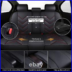 Full Set Car 5-Seat Cover Faux Leather Protector For CHEVROLET Equinox 2011-2024