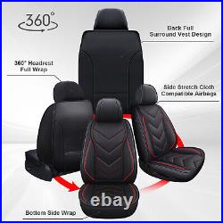 Full Set Car 5-Seat Cover Faux Leather Protector For CHEVROLET Equinox 2011-2024