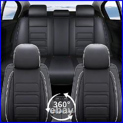 Full Set Car 5-Seat Cover PU Leather Cushion Cover Pad For 2013-2024 Mazda CX-5