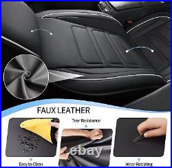 Full Set Car 5-Seat Cover PU Leather Cushion Cover Pad For 2013-2024 Mazda CX-5