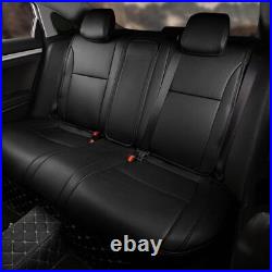 Full Set Car 5-Seat Covers Cushion Faux Leather For Honda Civic Sedan 2016-2021