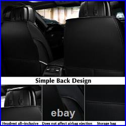 Full Set Car 5-Seat Covers Luxury Protector For Ford F150 09-21 Anti-Slip Cover