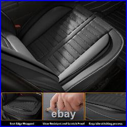 Full Set Car Seat Cover Faux Leather For TOYOTA TACOMA CREW CAB 4-DOOR 2007-2024