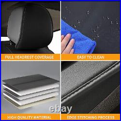 Full Set Car Seat Cover Faux Leather For TOYOTA TACOMA CREW CAB 4-DOOR 2007-2024