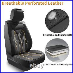 Full Set Car Seat Cover Faux Leather Protector Pad For HYUNDAI TUCSON 2005-2024