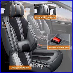 Full Set Car Seat Cover Faux Leather Protector Pad For Volkswagen Taos 2022-2024