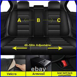 Full Set Car Seat Cover For Ford Ranger 2019-2023, 5 Seats Luxury PU Leather