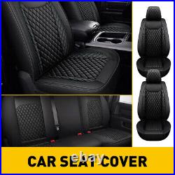 Full Set Car Seat Cover Leather For 2009-2021 Dodge Ram 1500 2010-2021 2500 3500