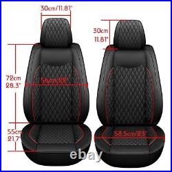 Full Set Car Seat Cover Leather For 2009-2021 Dodge Ram 1500 2010-2021 2500 3500