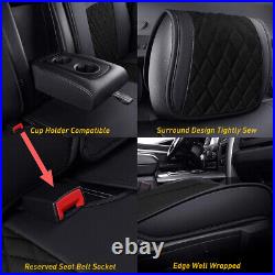 Full Set Car Seat Cover Leather For 2009-2022 Dodge Ram 1500 2010-2022 2500 3500