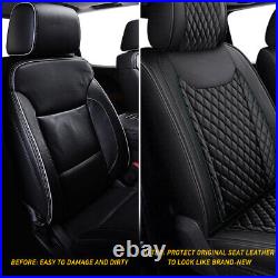 Full Set Car Seat Cover Leather For 2009-2022 Dodge Ram 1500 2010-2022 2500 3500