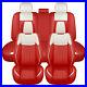 Full Set Car Seat Cover Nappa Leather Mats For Toyota Tacoma Crew Cab 2007-2024