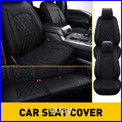 Full Set Car Seat Cover PU Leather For Ford F150 2009-2022 F250 F350 F450 17-22