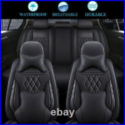 Full Set Car Seat Covers Luxury Protector Universal Anti-Slip Cover for 5-Seater