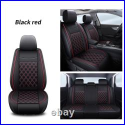 Full Set Car Seat Covers PU Leather 2/5-Seats Front & Rear For Jeep Gladiator