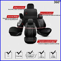 Full Set For 2017-2024 Nissan Kicks SV S SR Car 5 Seat Cover Cushion PU Leather