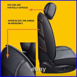 Full Set For Dodge Ram 1500 Car Seat Cover 2009-2021 2500 3500 2010-2021 Leather