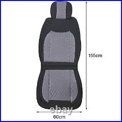 Full Set For Dodge Ram Car Seat Cover 2009-2020 2021 1500 2500 3500 PU Leather