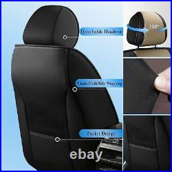 Full Set For Lincoln Nautilus 2019-2024 Faux Leather Car 5 Seat Cover Front Rear