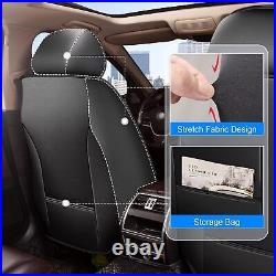 Full Set For Nissan Kicks 2018-2024 Car 5-Seat Covers Cushion Cover Faux Leather