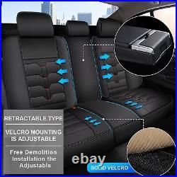 Full Set For Nissan Kicks 2018-2024 Car 5-Seat Covers Cushion Cover Faux Leather