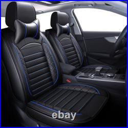 Full Set Leather Car Seat Cover 5 Seat Front Rear Protector For Toyota RAV4 19+