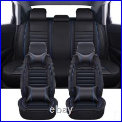 Full Set Leather Car Seat Cover 5 Seat Front Rear Protector For Toyota RAV4 19+
