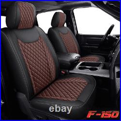 Full Set Leather Car Seat Cover For Ford F150 2009-2021 F250 F350 F450 2017-2021