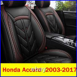 Full Set Leather Car Seat Cover For Honda Accord 2003-2017 Front Rear Protector