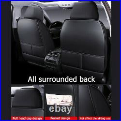 Full Set PU Leather Car Seat Cover For Chevey Silverado GMC Sierra 1500 07-2