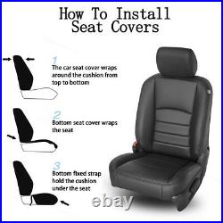 Full Set Seat Cover Factory Style Easy Insallation For 13-18 Dodge Ram Crew Cab