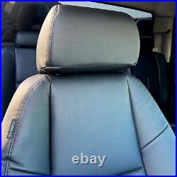 Full Set Seat Cover For 2007-2013 Chevy Silverado Crew Cab Synthetic Leather