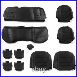 Full Set Seat Covers Factory Style For 13-18 Dodge Ram 1500 2500 3500 Crew Cab