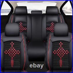 Ice Silk PU Leather Car Seat Covers Protectors For Mazda Full Set/Front Cushions