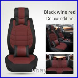 Leather Car Seat Cover Full Set For Dodge Ram 1500 2009-2021 2500 3500 2010-2021