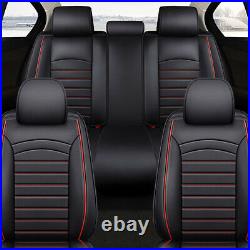 Leather Car Seat Covers Full Set Cushion For Dodge Ram 1500 2009-2023 2500 3500