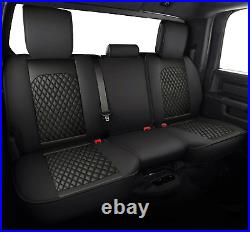 Leather Full Set Car Seat Cover For Dodge Ram 1500 2009-2021 2010-2021 2500 350