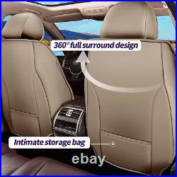 Luxury Car Seat Cover PU Leather Protector Pad Full Set For Volvo S80 2001-2016