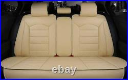 Luxury Car Seat Covers Full Set Leather for Lexus RX350 RX450h 2007-2015 Beige