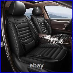 Luxury Leather Car Seat Covers Full Set For Toyota Tundra 2008-2023 Crew Cab