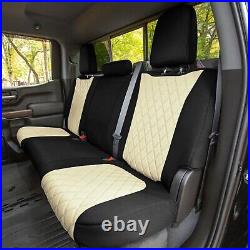 Neoprene Full Custom Fit Seat Covers 2019-2022 GMC Sierra1500 2500HD 3500HD Base