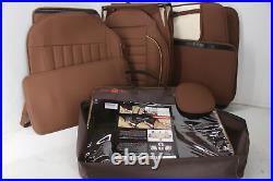 OASIS OS AUTO Car Seat Covers Accessories Full Set Premium Nappa Leather Cushion