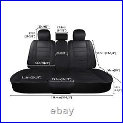 ORV Car Seat Covers Interior Front Full Set Leather 2/5 Seater for Jeep Wrangler