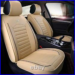 Otoez Leather Car Seat Covers Faux Leatherette Automotive Seat Covers Full Se