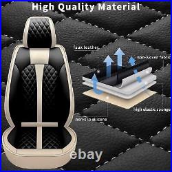 PU Leather 5-Sits Seat Cover For Subaru Crosstrek 2016-2024 Car Cushion Full Set