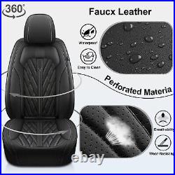 PU Leather Car 2/5-Seat Cover Front&Rear Cushion Pad For Nissan Rogue 2010-2024