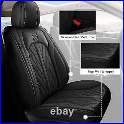 PU Leather Car 2/5-Seat Cover Front&Rear Cushion Pad For Nissan Rogue 2010-2024