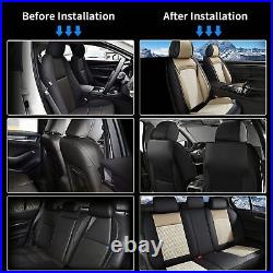 PU Leather Car 5 Seat Covers Front and Rear Full Set For JEEP Liberty 2002-2012