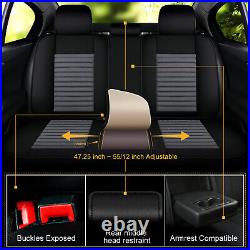 PU Leather Car Seat Cover Cushion Protector Full Set For Toyota Prius 2003-2015